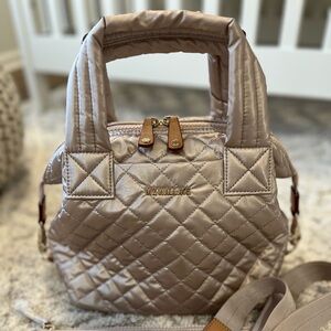 MZ Wallace Small Sutton Deluxe Pale Rose Gold Metallic